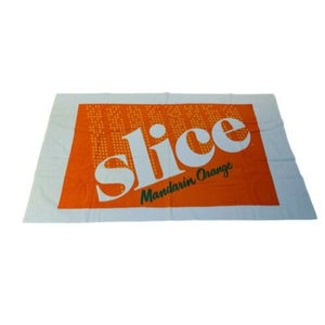 Vintage Orange Slice Soda Beach Towel 59"x36" New Old Stock Made in USA